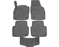Max-Dywanik Aristar - Auto Matten Set - Skoda Kamiq/Scala - Zwarte TPE - Universele Tunnelbeschermer