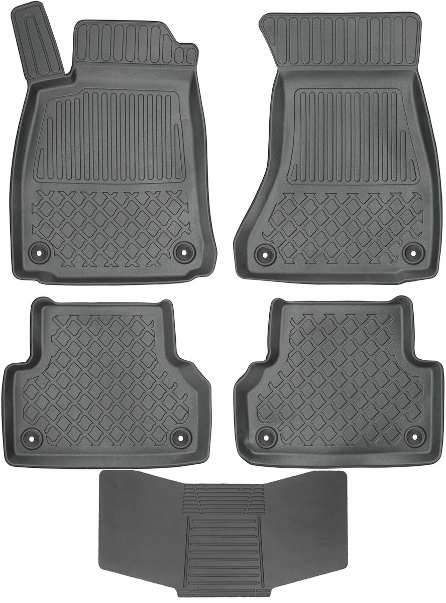Max-Dywanik Aristar Serie - Auto Vloermatten Set - Audi A4 B9/A5 F5 - Zwart - Waterdicht