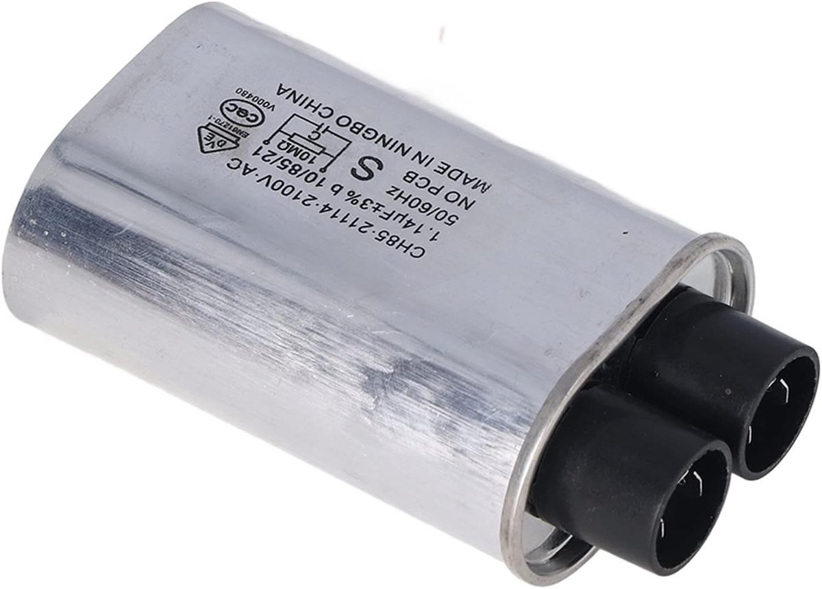Hoogspannings Condensator 2100V 1.14uF voor Magnetron Reparatie - Universele Vervanging