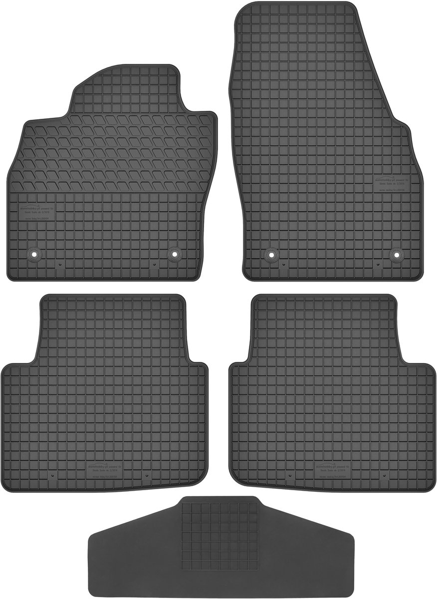 Max-Dywanik - Skoda Kamiq - Dywaniki Rubber - 2018 - Zwart
