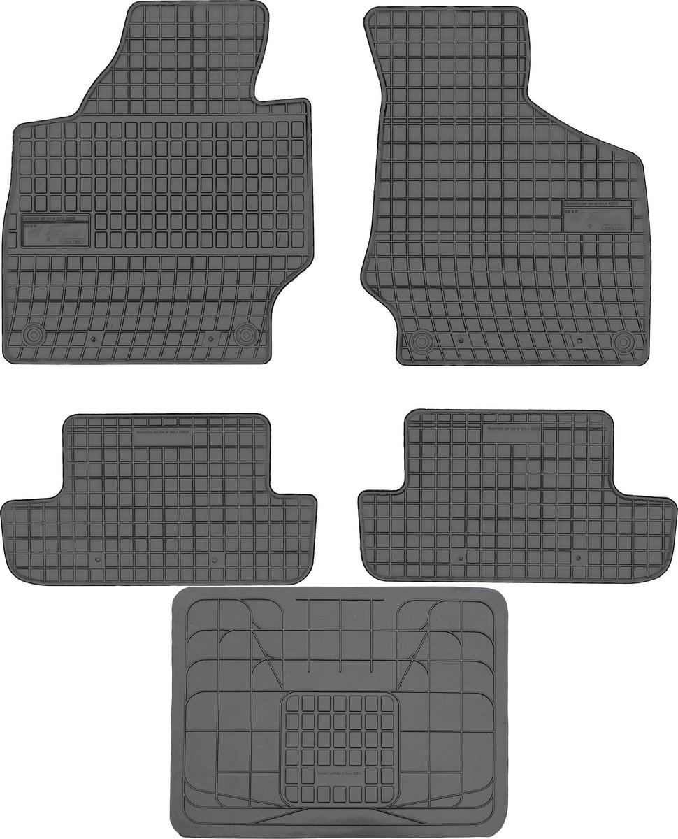 Frogum el Toro - Audi TT II 8J - Rubber Vloermatten - Zonder Stoppers - 2006-2014
