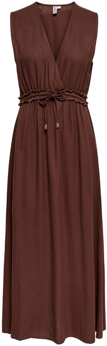 ONLY - ONLGOA SL LINEN BL LONG DRESS CC PNT - Meisjes - Maxi jurken