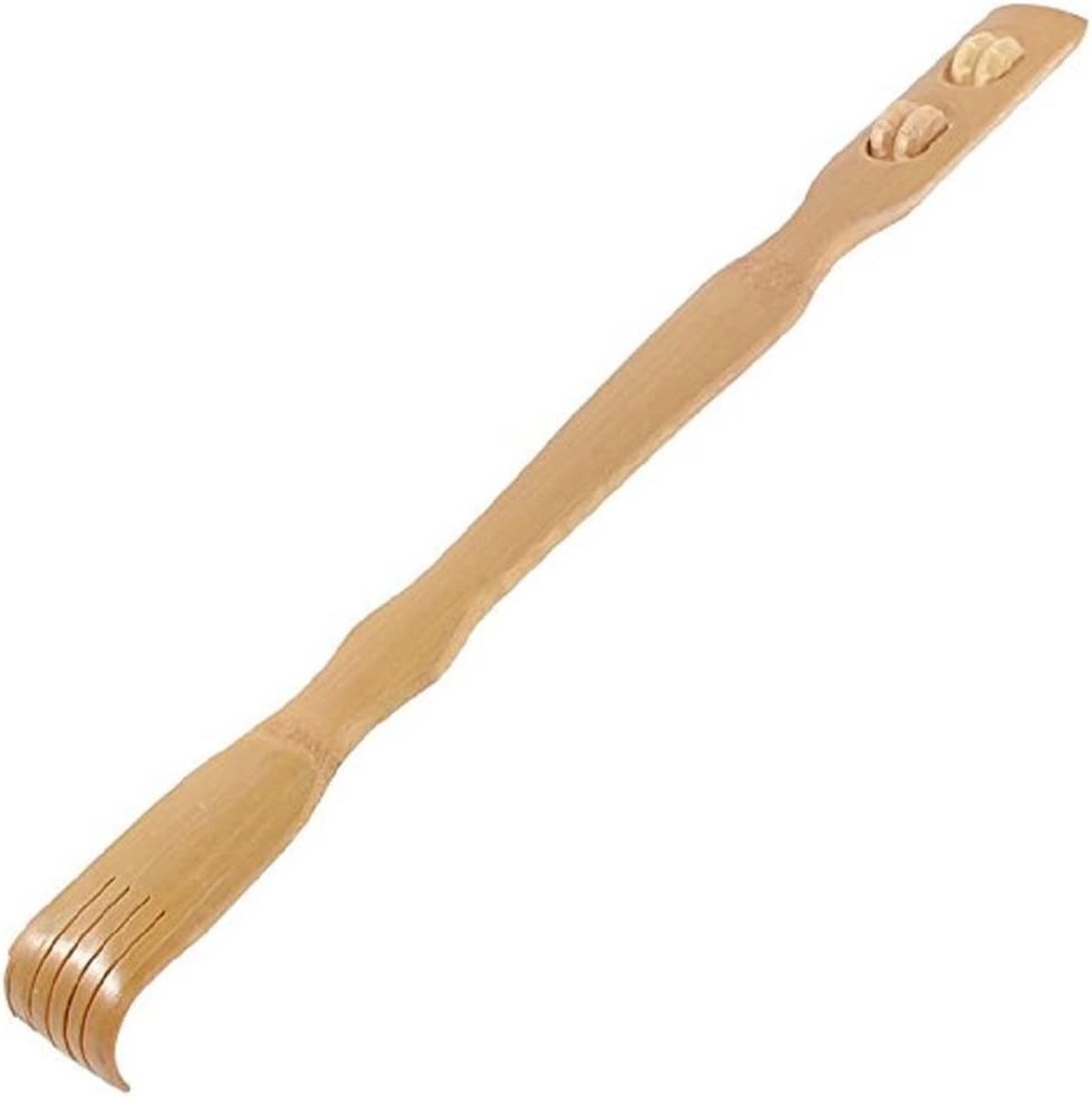 Houten Bamboe Massage Roller voor Nek, Rug en Schouders