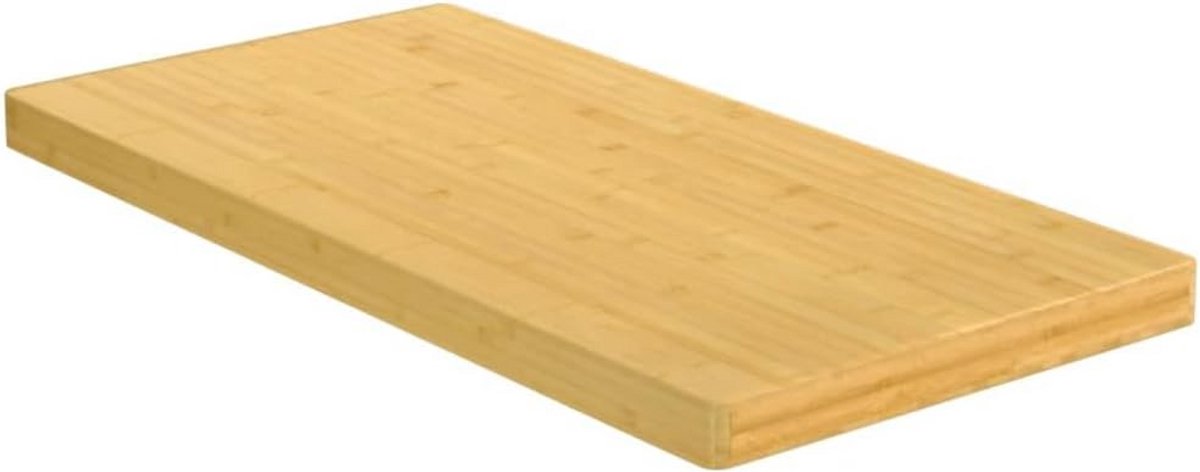Grote Bamboe Houten Snijplank 100x50 cm - Stevig Slagersblok & Kaasplank