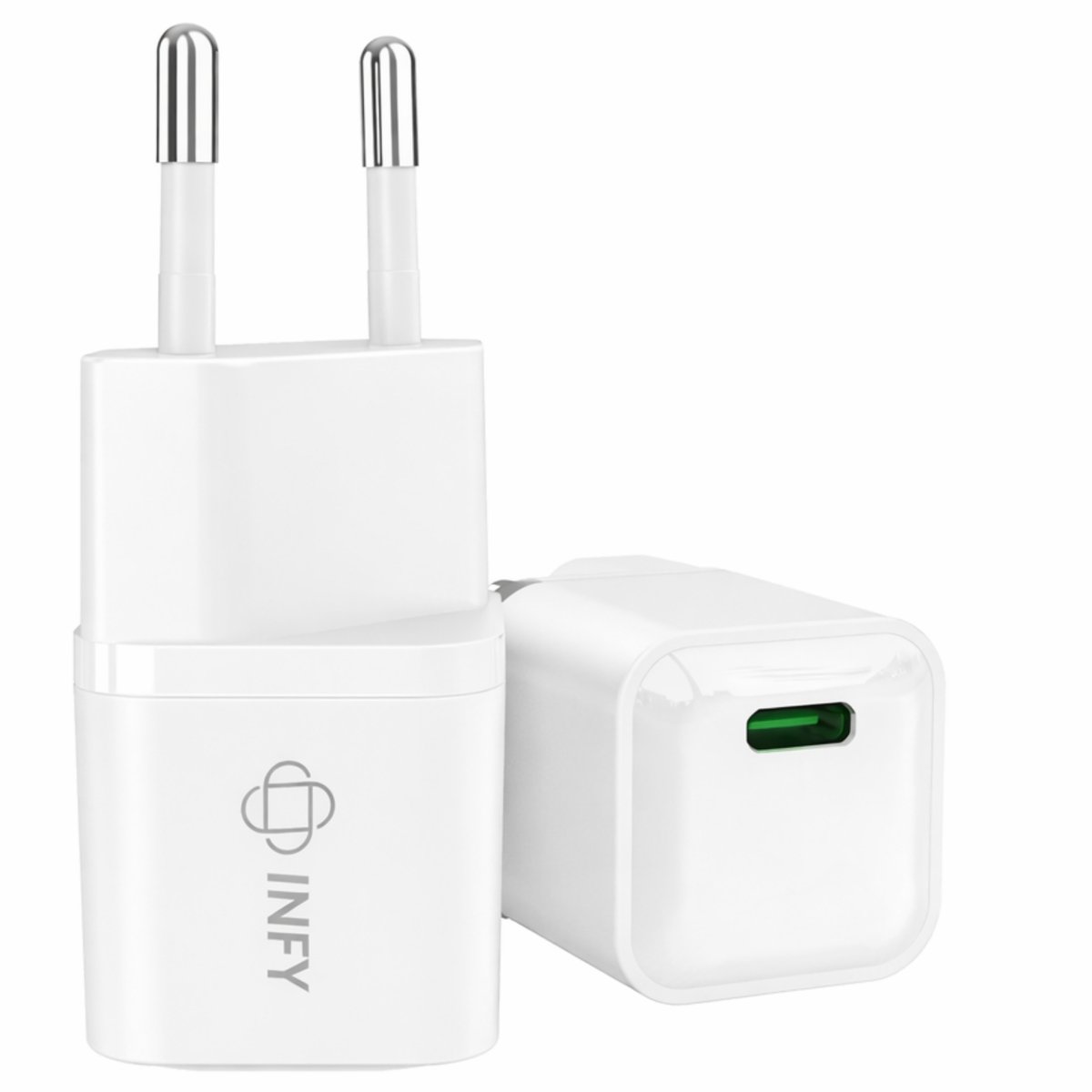 USB-C Snellader - 20W Power Delivery - Compact - Wit