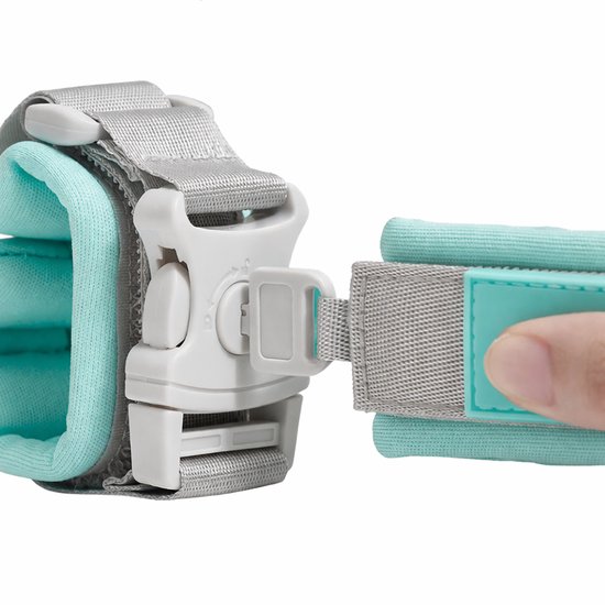 THAR Kinderveiligheidstuigje 2M - Polsband met Slot - Mintgroen van Merkloos — afbeelding 3