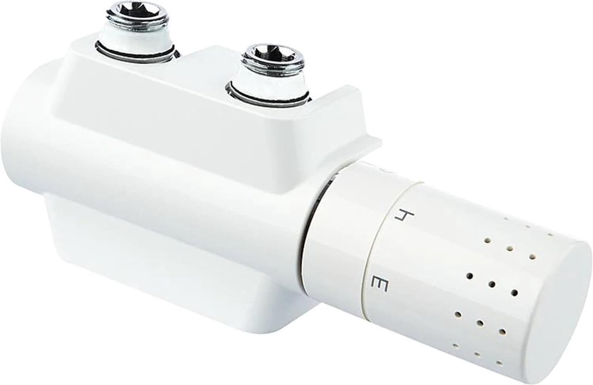 Universele Aansluitset Onderblok voor Handdoekradiator en Designradiator (Chroom)