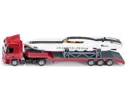 Speelgoed Vrachtwagen met Powerboat - Metaal en Kunststof Modelvoertuig