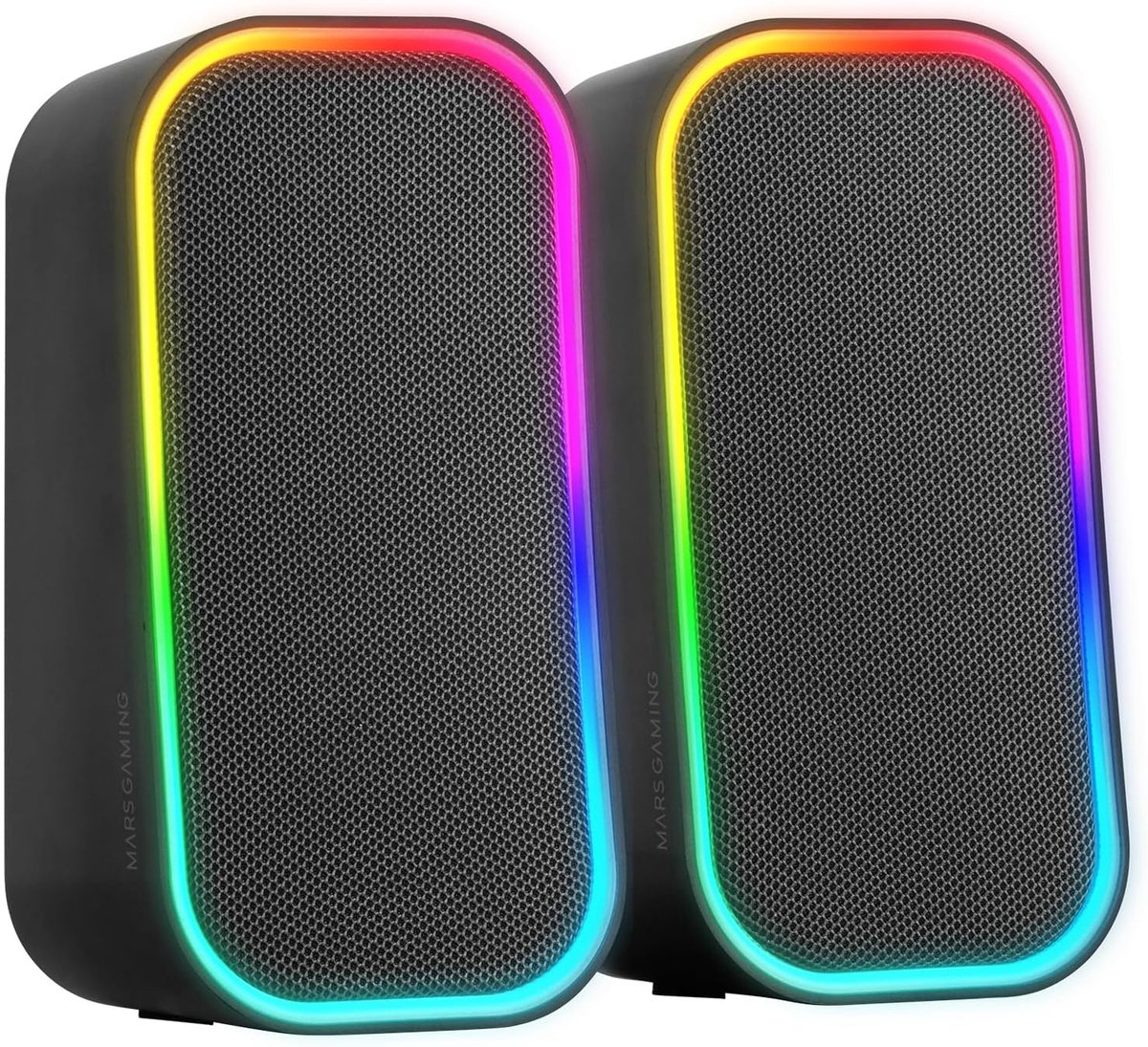 Gaming Luidsprekers 20W met RGB Verlichting en Bluetooth 5.3 voor PC en Mobiel