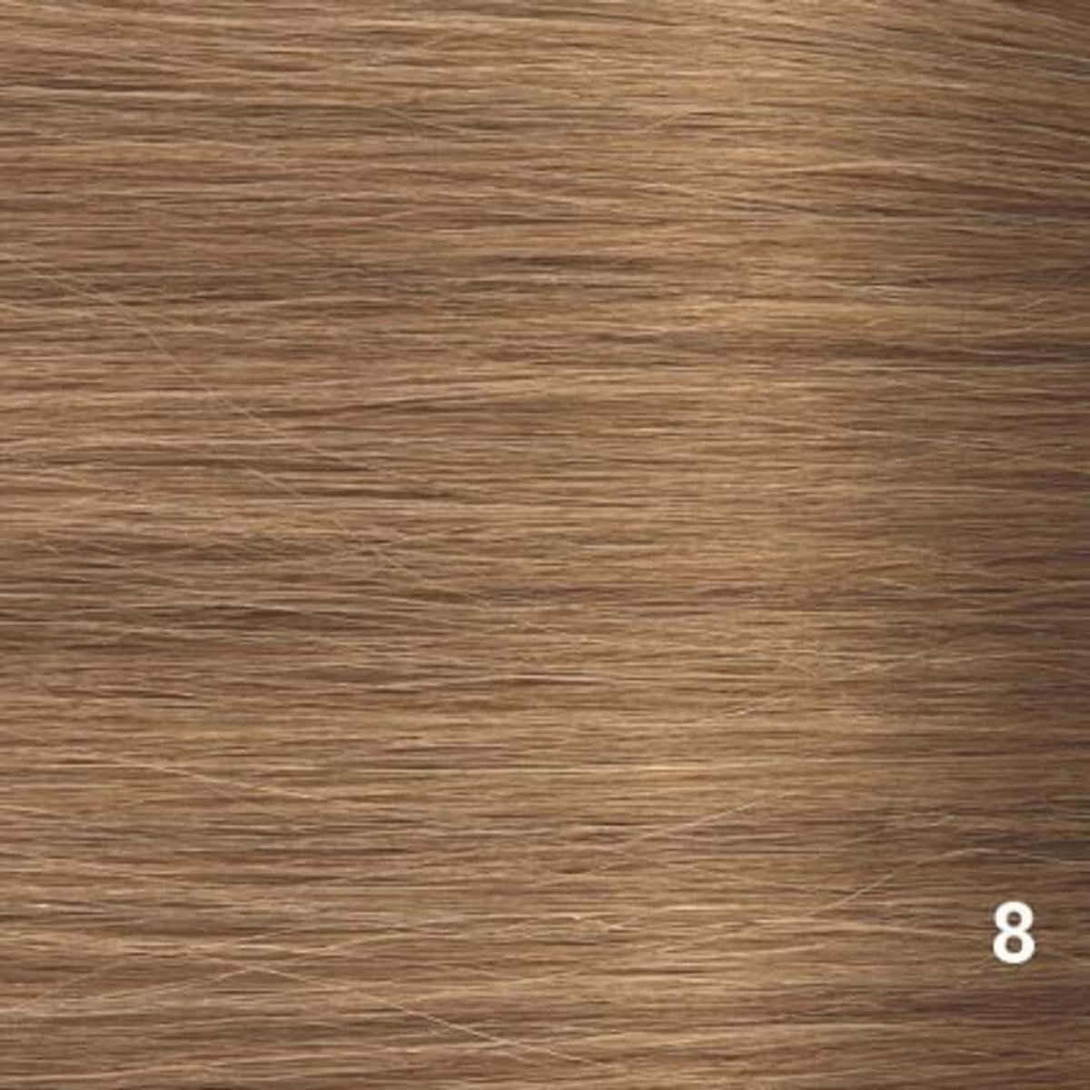 LUXHAIR LABEL BY LOTT. Premium Weft Hair Extensions – 16” / 40 cm – 110g – Cinnamon (#8) | 100 % Real Remy Human Hair Extensions Voor Volume & Lengte