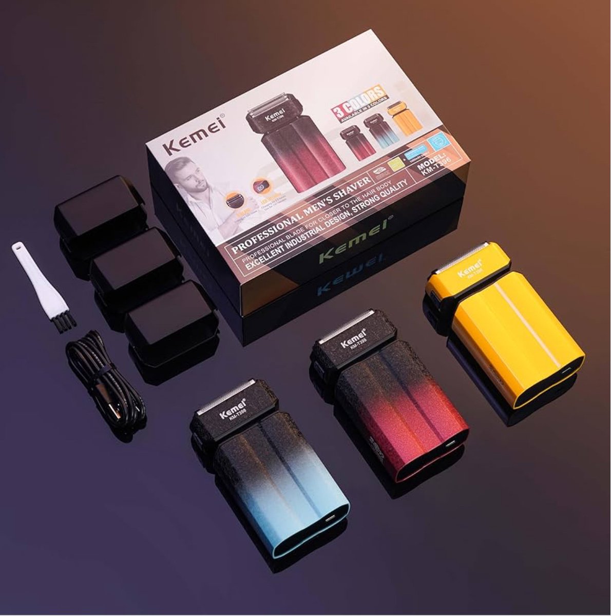 Kemei Professionele Scheerapparaat met Draadloze - Yiwu Kemei electric Appliances Co,,Ltd - €49,99