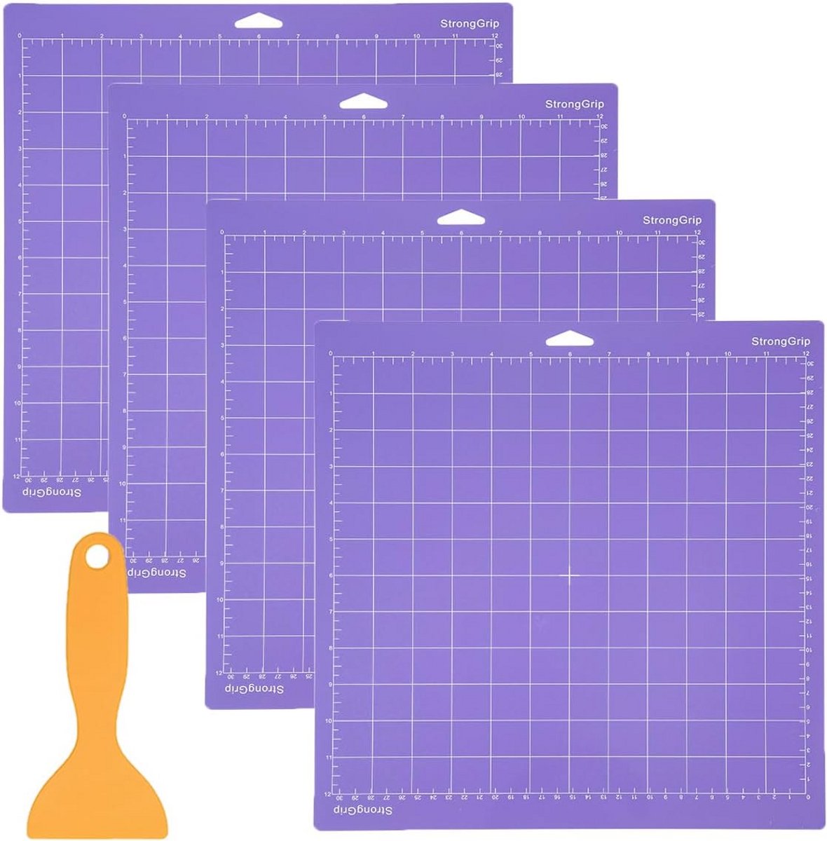 4x Snijmatten 30,5x30,5 cm - Strong Grip Vervanging voor Snijmachines