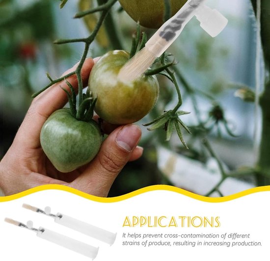 Bestuiving Pen - Professioneel Plantaardige Bestuiver Hulpmiddel - Praktisch Efficiënt - Voor De Bestuiving Van Bloemen Bestuivingstool - Aanbod Handmatige Bestuiver - tuin - Tuingereedschap - Voor Verschillende planten van Merkloos	 — afbeelding 5