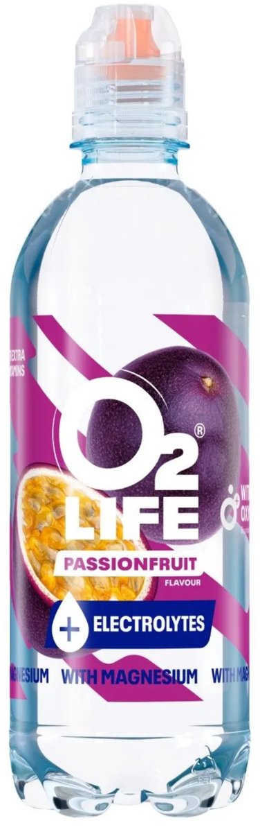 O2Life Passionfruit Electrolytes (12×500 ml)