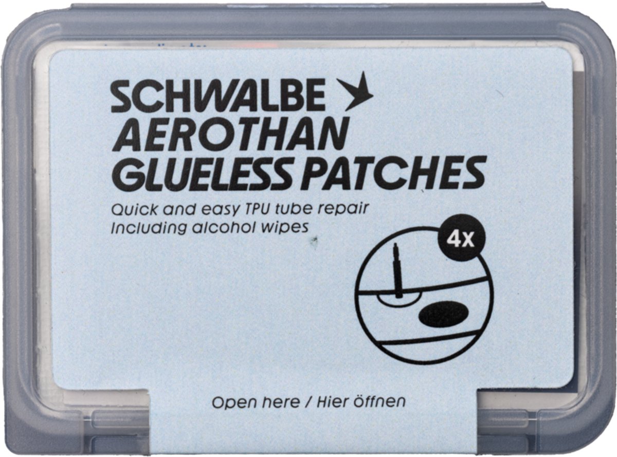 Schwalbe Glueless Patches - zelfklevend voor fietsbanden - 6 stuks