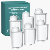 6x Mutital Waterfilter - Geschikt voor Siemens EQ series en TZ70003 - Filterpatroon voor Koffiemachine - Compatibel met Brita Intenza - 2 Maanden per Filter