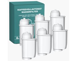 6x Mutital Waterfilter - Geschikt voor Siemens EQ series en TZ70003 - Filterpatroon voor Koffiemachine - Compatibel met Brita Intenza - 2 Maanden per Filter