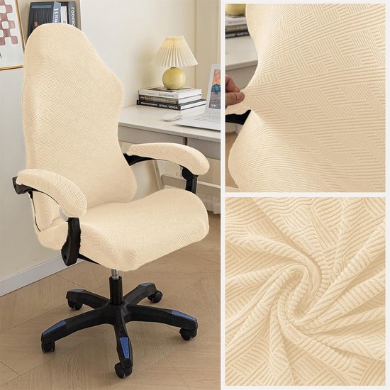 Voordeelset Stoelhoes voor Ergonomische Gaming Stoelen en Bureaustoelen - Stretch Stof — afbeelding 3