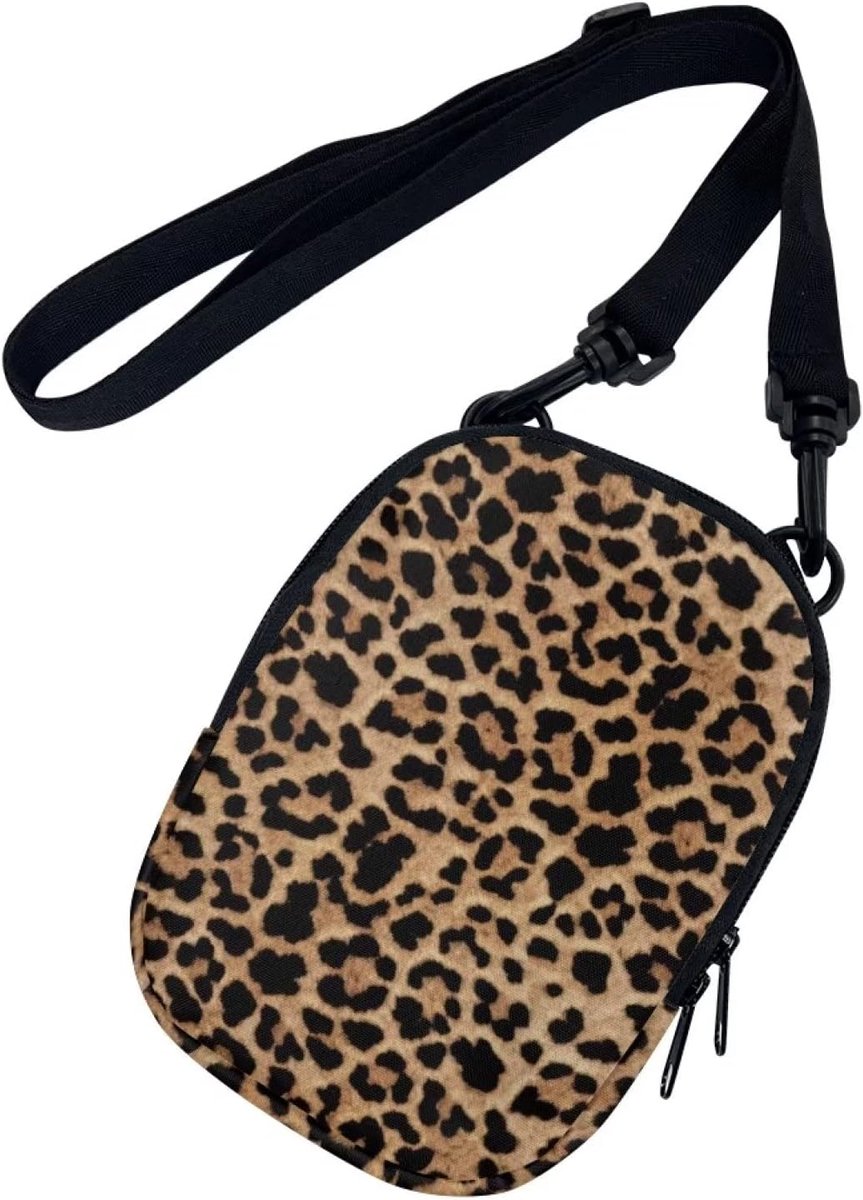 Dames Heren Mini Telefoontasje Schoudertas Crossbody Schoudertas met Vakken