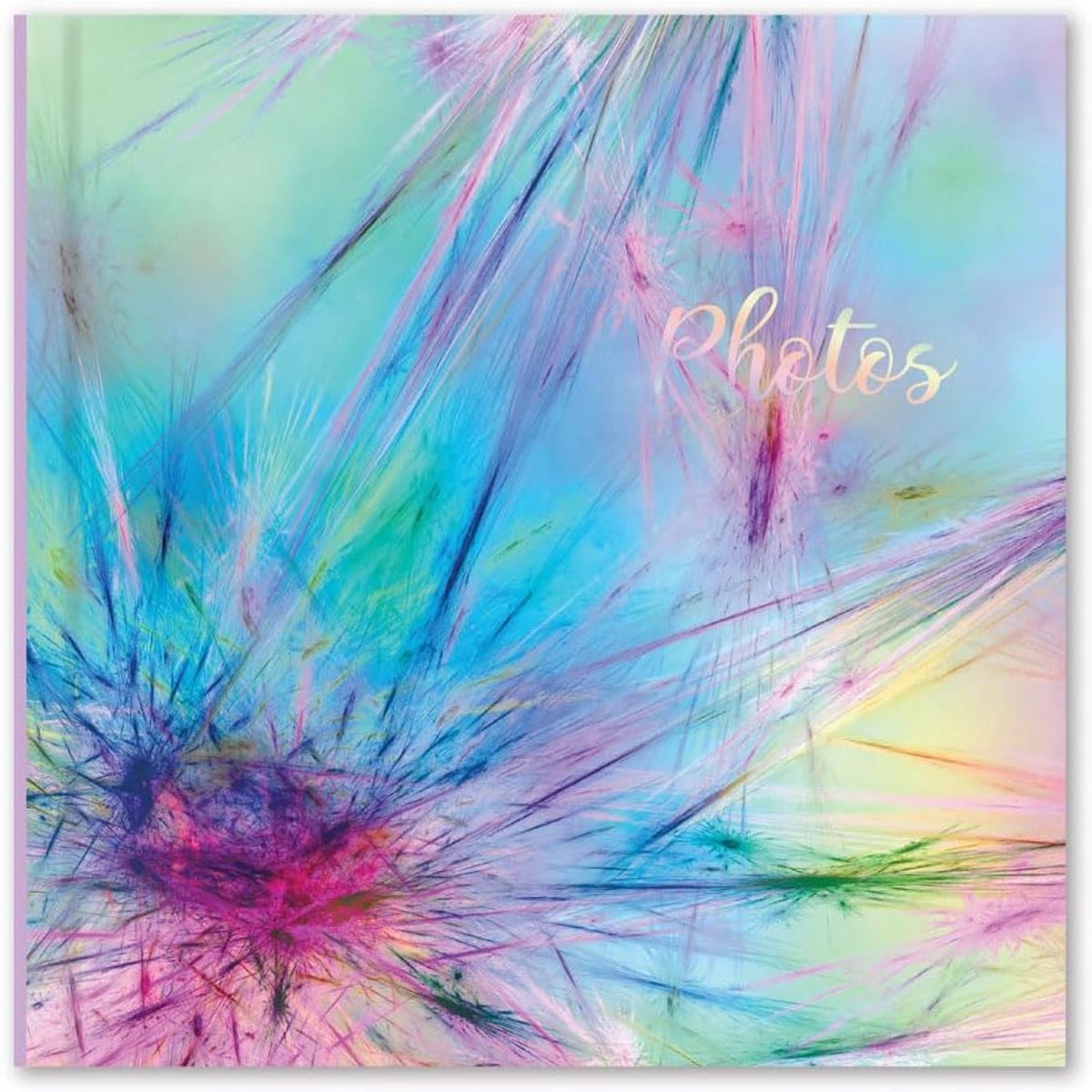 Fotoalbum met Abstract Pastel Kleurontwerp voor 200 Foto's 10x15 cm met Memo Ruimte