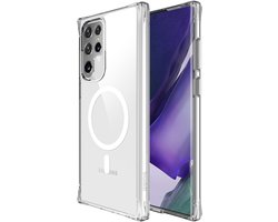 Buddi Core - Hoesje Geschikt voor Samsung Galaxy S22 Ultra - Compatibel met MagSafe - Back Cover met Magneet - Doorzichtige Telefoonhoes - Beschermhoes - Transparant