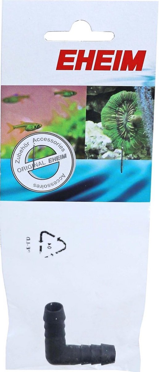 Knie-Stuk 9/12MM voor Slangverbinding in Aquarium of Terrarium