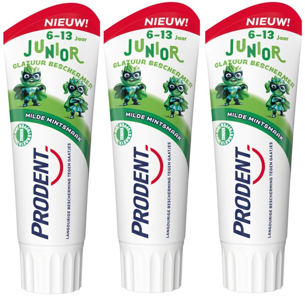 Prodent Tandpasta Junior - 6-13 jaar - Voordeelverpakking 3 x 75 ml
