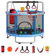 COSTWAY 97cm Mini-trampoline, opvouwbare fitnesstrampoline, kindertrampoline tot 150kg belastbaar, tuintrampoline binnen voor kinderen en volwassenen (rood