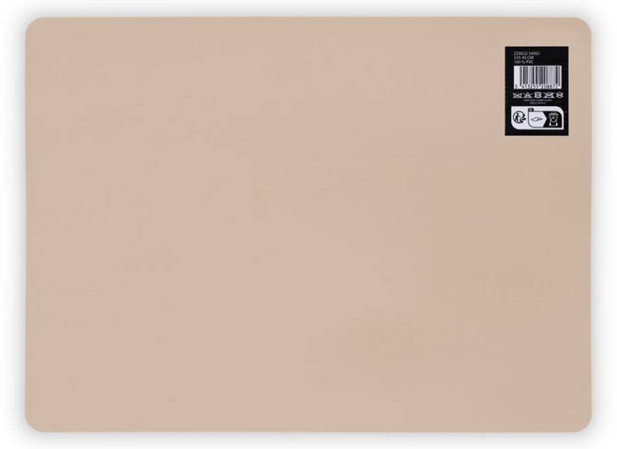 Placemat RIBBO - 33x45 cm, zand