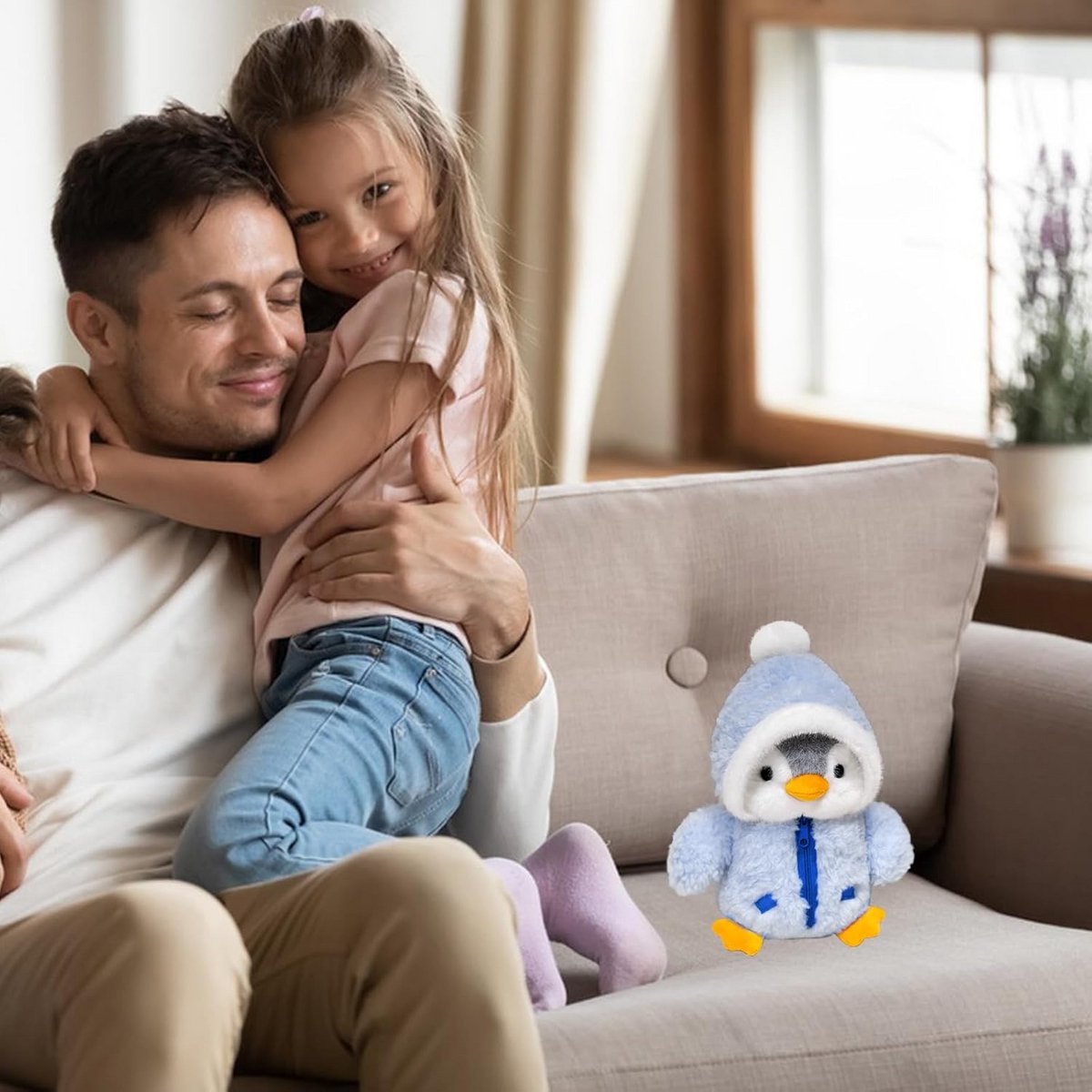 Zachte Pinguïn Knuffel - 25 cm Pluche Speelgoed voor Kinderen
