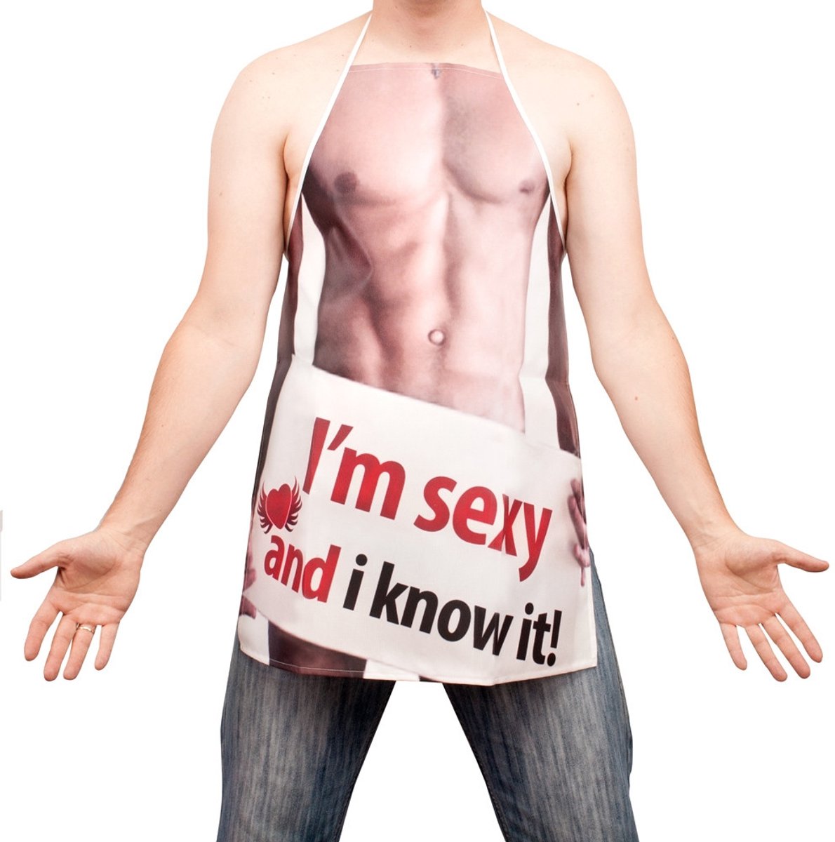 Sexy keukenschort voor mannen - i'm sexy and i know it!