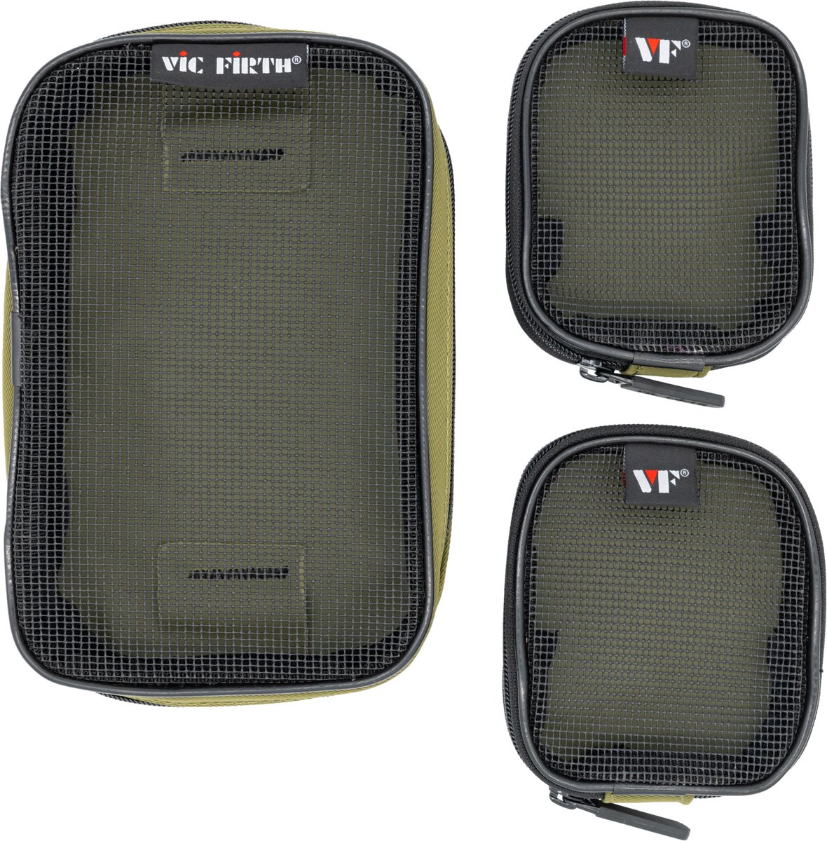 VIC FIRTH Bag, Accessory Pouch Set, 3 pcs - 3-delig etui set voor drums