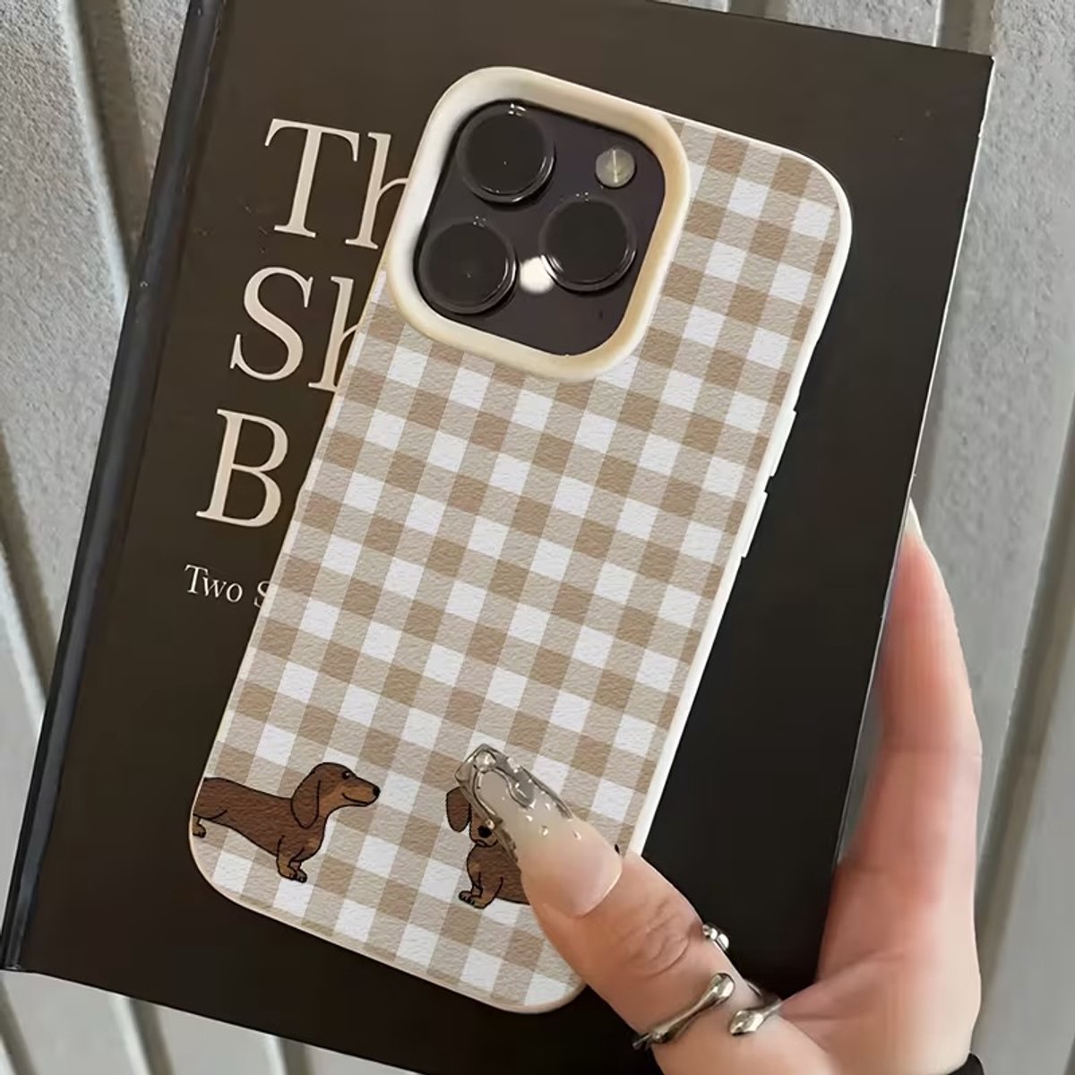 Teckel Telefoonhoesje iPhone 17 air – Extra Sterke TPU Case – Beschermhoes met Teckel Print (Dachshund) – Schokbestendig & Krasvrij – Uniek Design