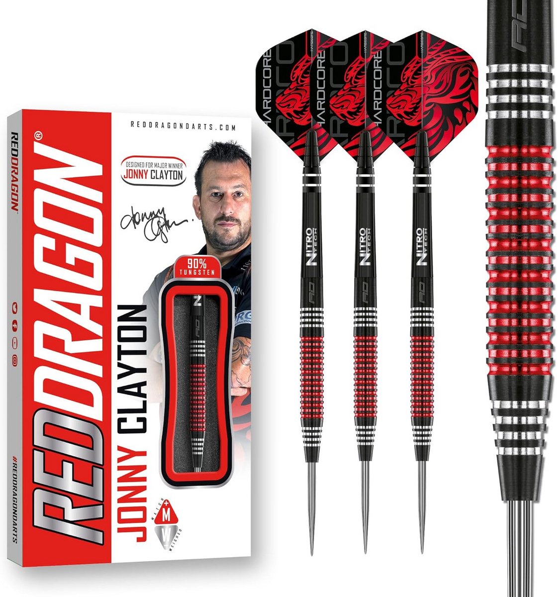 Dartpijlen 90% Tungsten Set Professioneel