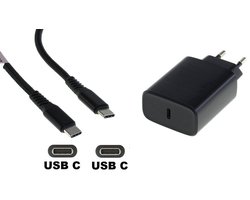 OneOne 20W snellader + 1,2m sterke OneOne USB C naar C kabel. PD lader. Universele oplader adapter past op Kobo (Rakuten) eReader Elipsa, Elipsa 2E, Sage, Libra 2, Libra Colour, Clara 2E, Clara Colour, Clara BW - Kindle (Amazon) Scribe