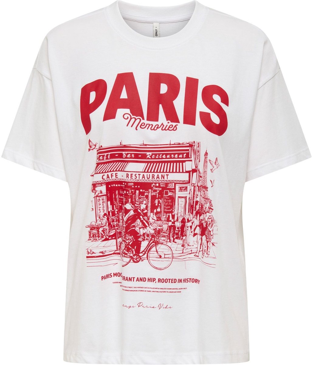 Only Vivvi Life Shirt Dames - Maat S