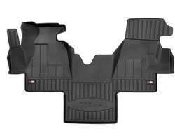 Frogum 3D Rubberen Vloermat – Geschikt voor MERCEDES-BENZ Sprinter W903 1995-2006 – 1-delig (Volledige breedte voorzijde) – TPE Premium Kwaliteit – Extra Hoge Rand 6 cm – Geurloos – Zwart
