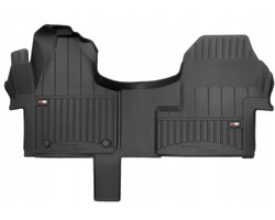 Frogum 3D Rubberen Vloermat – Geschikt voor MERCEDES-BENZ Sprinter W907 vanaf 2018 – 1-delig (Volledige breedte voorzijde) – TPE Premium Kwaliteit – Extra Hoge Rand 6 cm – Geurloos – Zwart