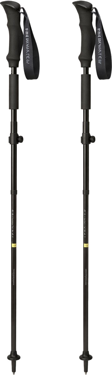 Trekmates Fold Lock Opvouwbare Wandelstok - Paar - Wandelstokken - Black