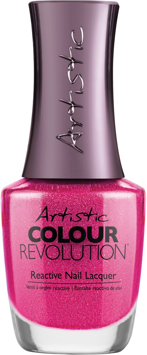 Artistic Nail Design Colour Revolution 'Totally Hypnotized' (Fuchsia Shimmer)