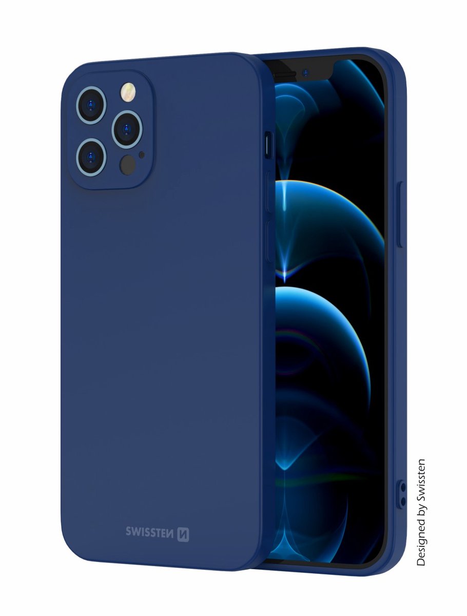 Swissten Hoesje Geschikt voor Samsung SM-A556B Galaxy A55 Soft Joy Case - 34500347 - Blue