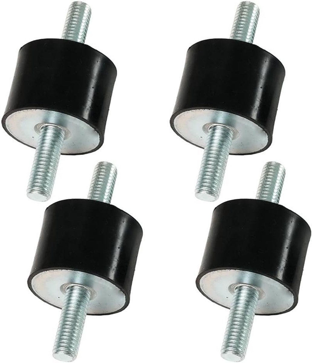 Rubberen trillingsdempers voor auto's, boten, machines - set van 4 stuks