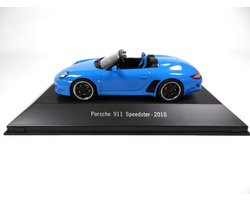 Modelauto Porsche 911 Speedster (997) 2010 Blauw Schaalmodel