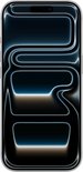 Avant d'un iPhone avec un arrière-plan abstrait et lumineux soulignant les bords de l'écran.