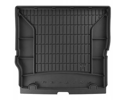 FROGUM TM Kofferbakmat - Geschikt voor OPEL Zafira A (1999-2005) - 7-persoons (3de zitrij ingeklapt) - TPE Rubber - Zwart