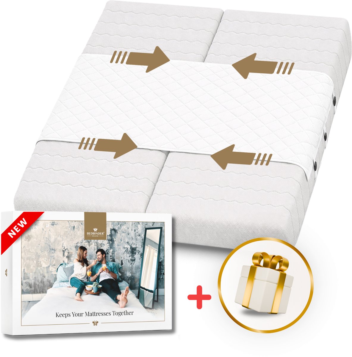 Bedbinder DeLuxe Matraswig 3 Verstelbare Banden