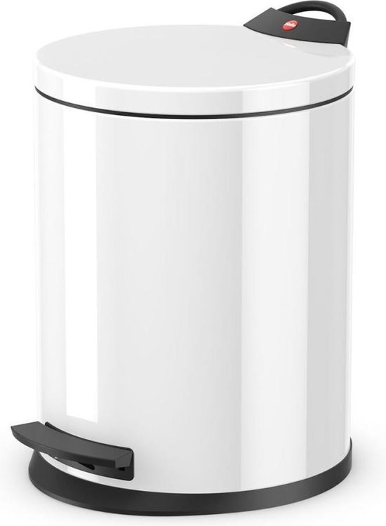 Hailo pedaalemmer T2 13 liter wit