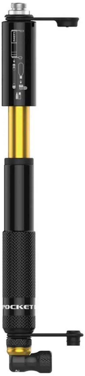 Lezyne Pocket Drive CO2 - Premium Fietshandpomp met CO2 Chuck — afbeelding 5