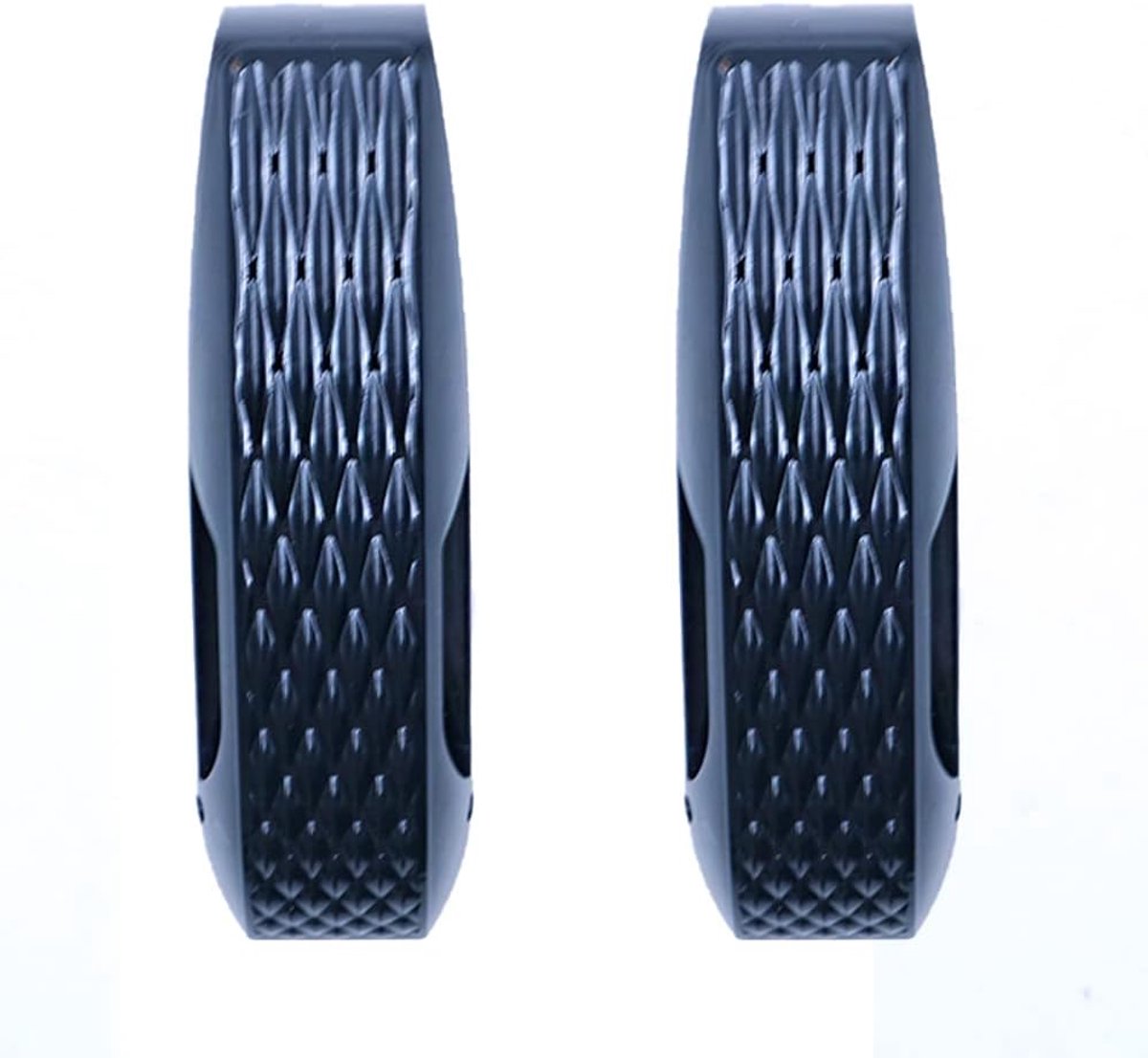 Famanu – Zonnebrilhouder voor autozonneklep, set van 2 draaibare brillenclips met kaartvak