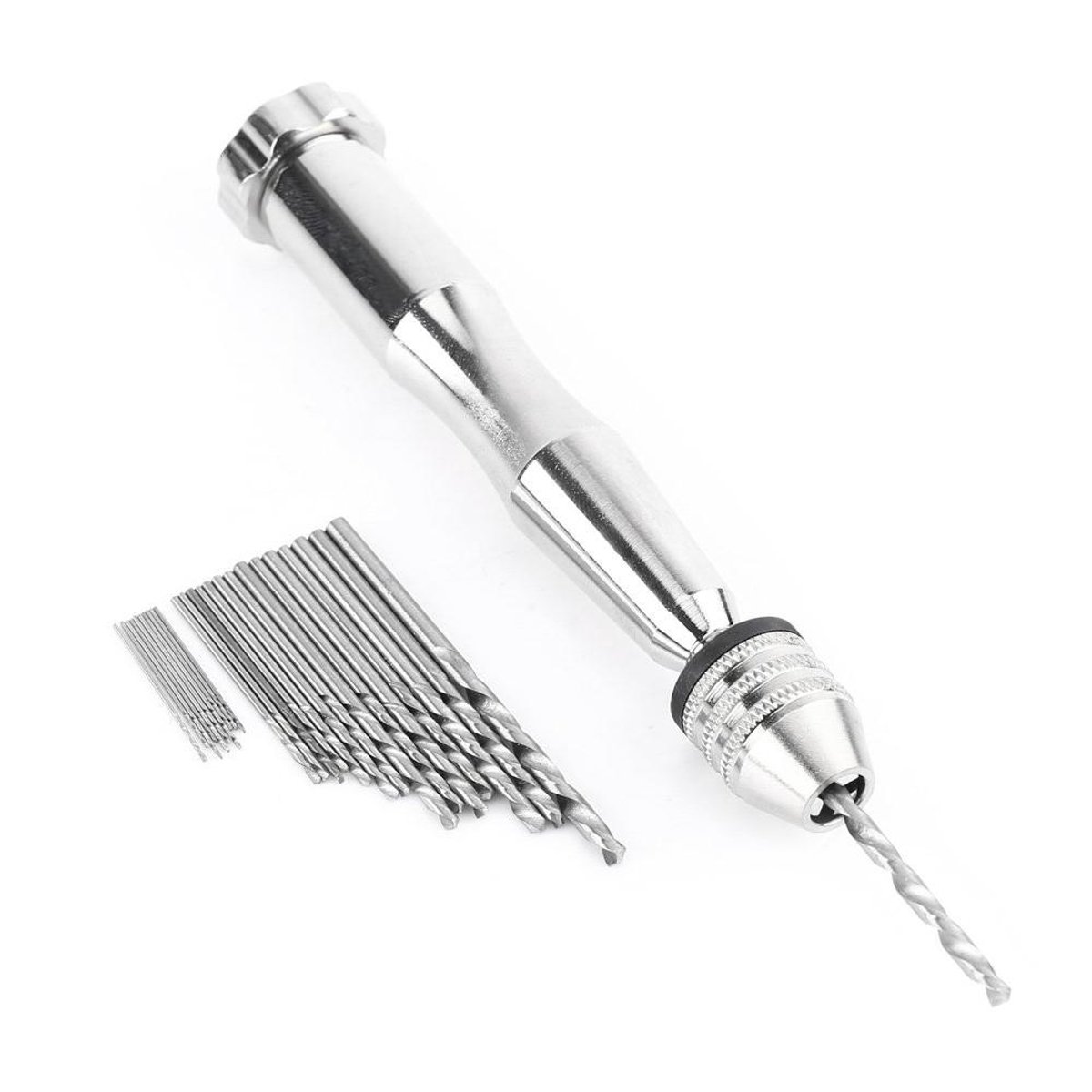 Handboor voor Ambacht en Sieraden - 25 Dunne Boren - 0.3-3.6mm - Reparatie Horloge en PCB